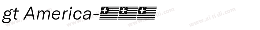 gt America字体转换